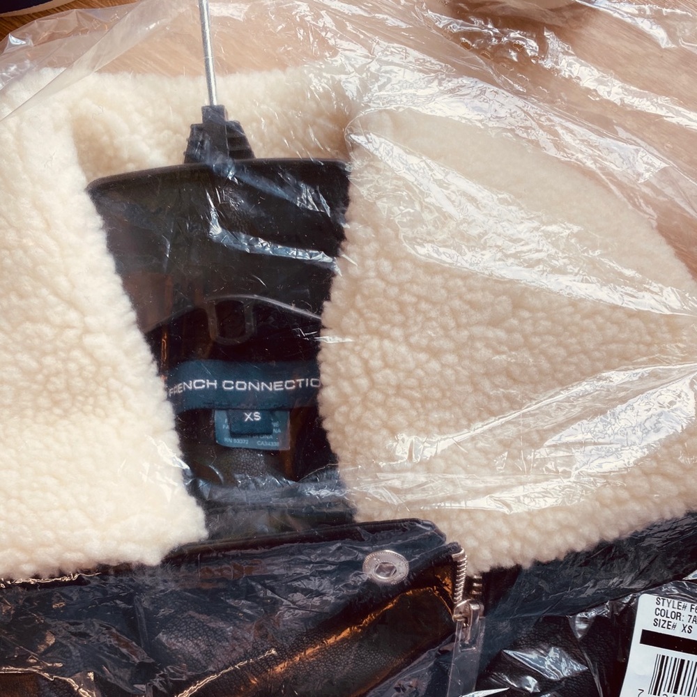 French Connection Leather Jacket